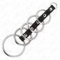 Metall-Penisringe mit Lederverbindung von KINK, 3,2 bis 5 cm – Bild 4 Metall-Penisringe mit Lederverbindung von KINK, 3,2 bis 5 cm – Bild 4