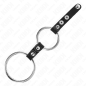 Doppelter Penisring von KINK mit Lederverbindung, 3,8 bis 5 cm – Bild 3 Doppelter Penisring von KINK mit Lederverbindung, 3,8 bis 5 cm – Bild 3