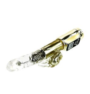 Baile Siberia Passion Gold wibrator króliczek z podwójną rotacją – zdjęcie 5