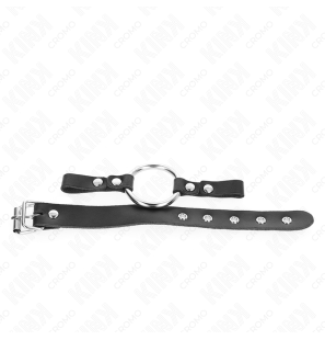 Polyester penisring met gesp en metalen ring 4 cm – foto 2