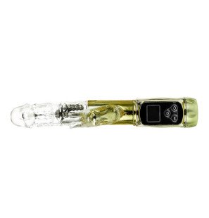 Baile Siberia Passion Gold wibrator króliczek z podwójną rotacją – zdjęcie 6