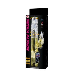 Baile Siberia Passion Gold roterende konijnvibrator met dubbele rotatie – foto 10