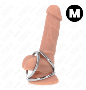 KINK dreifach verchromter Metall-Penisring 3,8 bis 5 cm – Bild 1