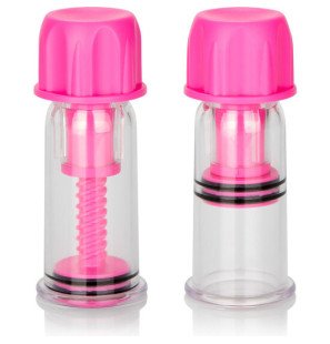 Calexotics Vacuüm Twist, pinke Brustwarzenpumpe, 4 cm – Bild 1