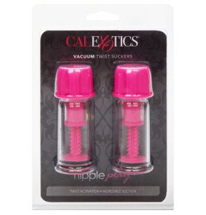 Calexotics Vacuüm Twist, pinke Brustwarzenpumpe, 4 cm – Bild 2