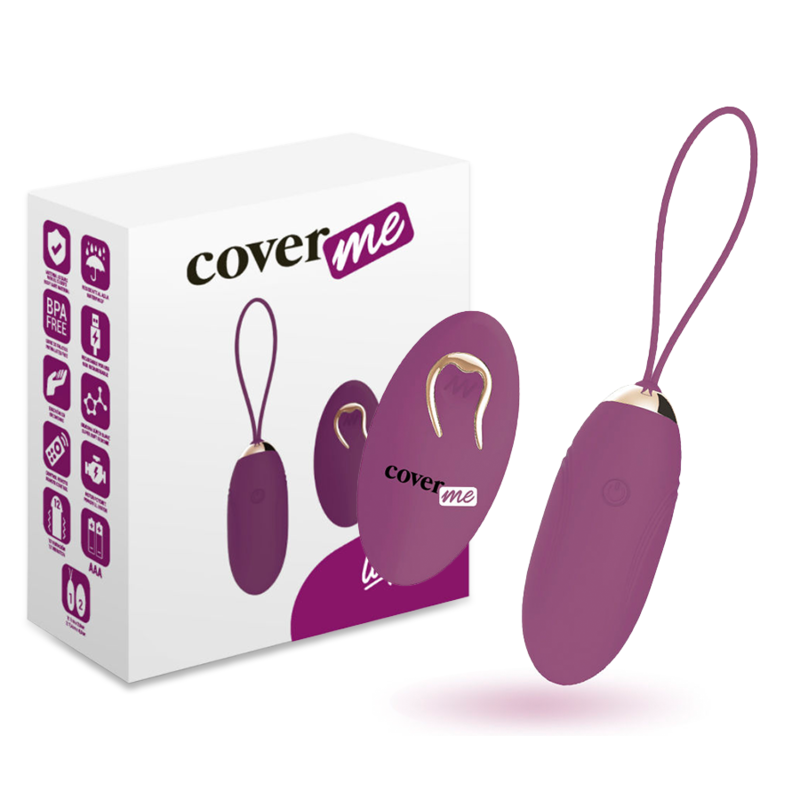 Œuf vibrant COVERME Lapi avec télécommande, lilas – photo 1