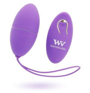 WOMANVIBE - ALSAN EGG AFSTANDSBEDIENING ZWART SILICONEN PAARS