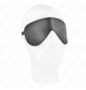 Simple Leather Blindfold KINK 19,5 x 7,5 cm – image 1