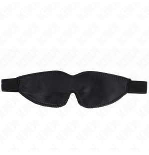 KINK bandeau occultant en cuir pour adultes 20 x 7 cm – photo 2
