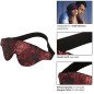 CALEXOTICS Scandal opaque eye mask with red details – image 3
