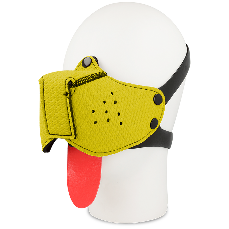 OHMAMA FETISH Yellow Dog Muzzle for Adults – image 1