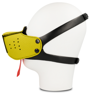 OHMAMA FETISH Yellow Dog Muzzle for Adults – image 2