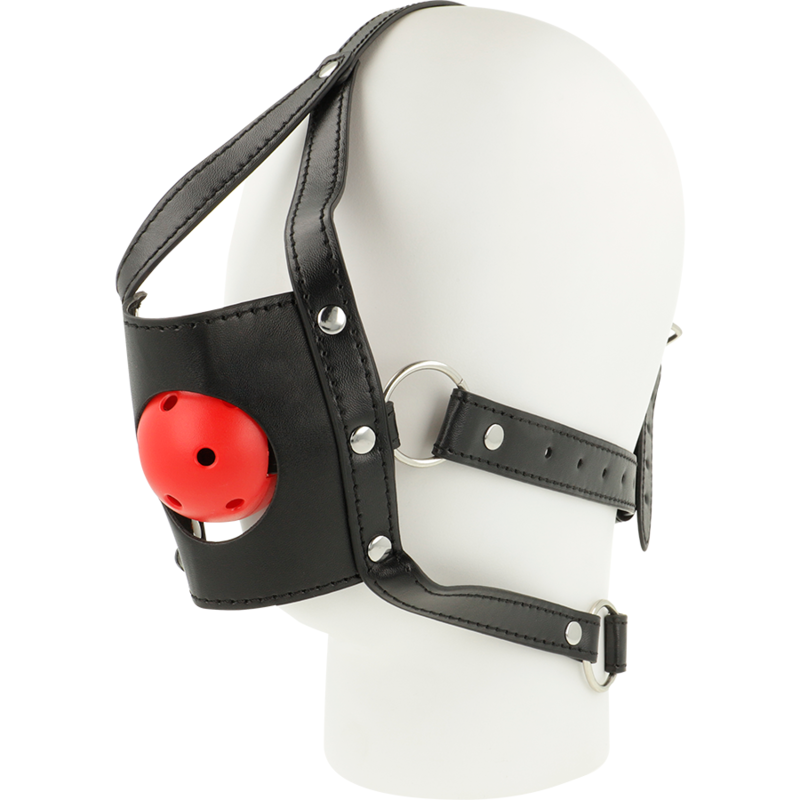 OHMAMA FETISH open-mouth head harness for adults – image 1