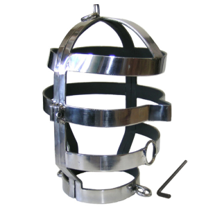 Mask with Steel Chain for Adults – image 1
