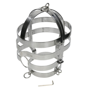 Masque avec chaîne en acier pour adultes – photo 2