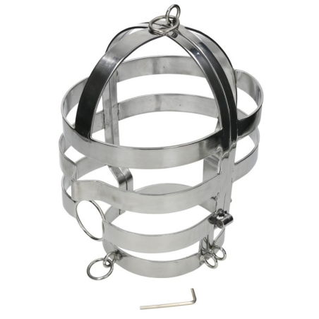 Masker met stalen ketting voor volwassenen – foto 2