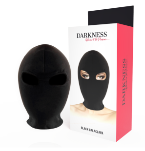Black bondage mask Darkness for adults – image 1