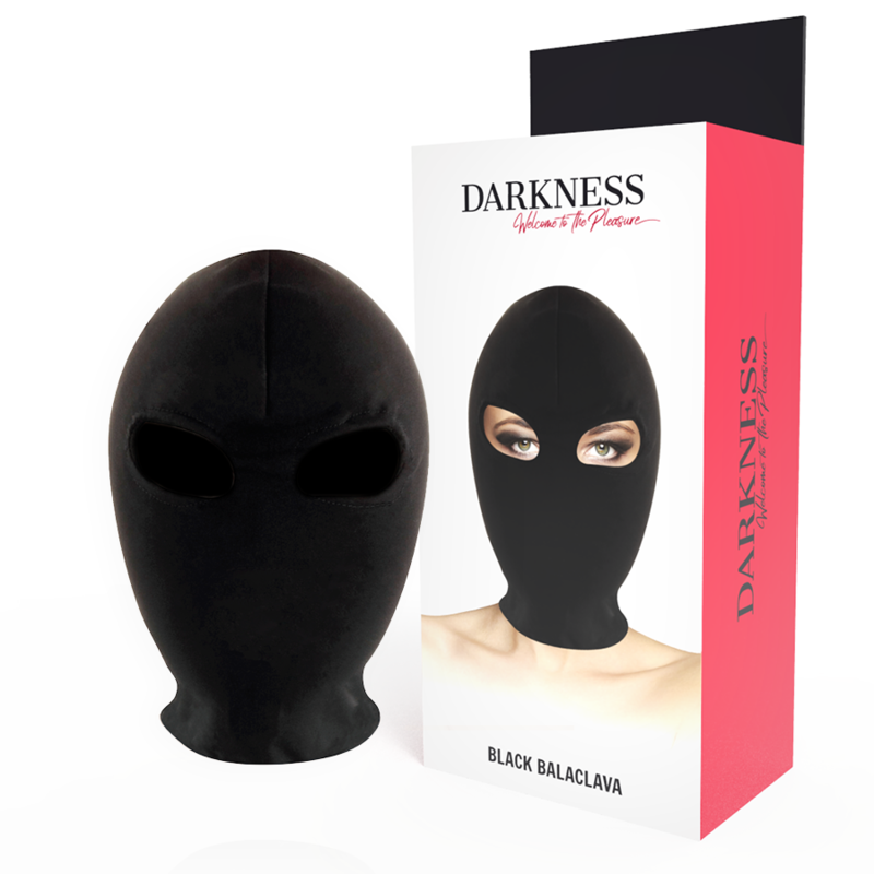 Black bondage mask Darkness for adults – image 1 Black bondage mask Darkness for adults – image 1