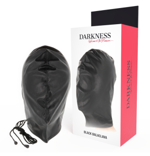 Masque de bondage noir pour adultes - Darkness – photo 1