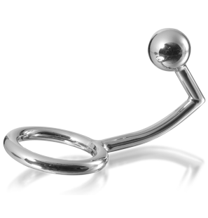 Penis Ring with Anal Stimulation Hook 45 mm – image 1