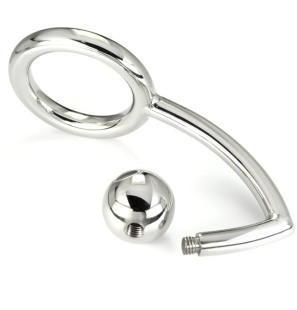 Penis Ring with Anal Stimulation Hook 45 mm – image 2