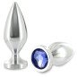 Plug anal en métal couleur cristal 10,16 cm – photo 1