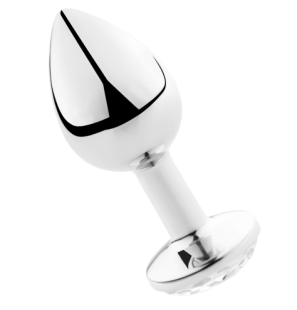 Transparent aluminium anal plug, 7 cm, SECRETPLAY – image 1
