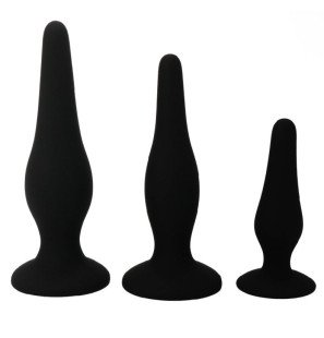 Pretty Love Starterset mit Silikon-Analplugs, 8,5 cm – Bild 1