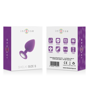 Plug anal Intense Shelki S Lilac 7,2 cm – photo 6