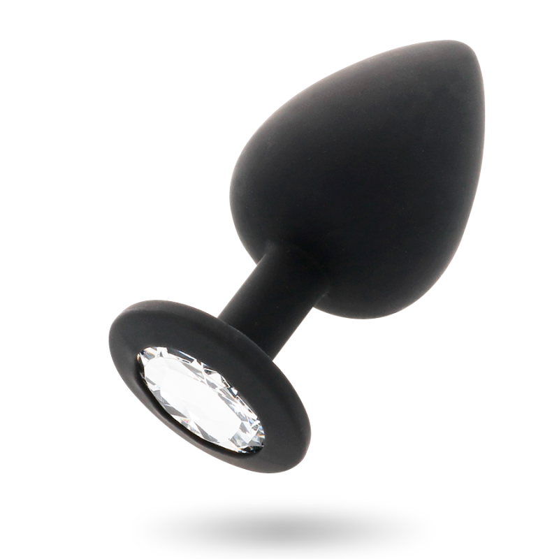 Black anal plug 7,2 cm by Intense – image 1
