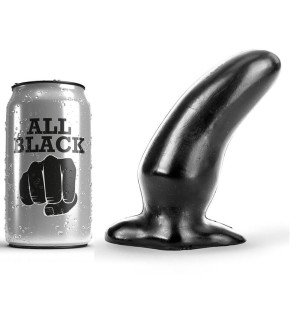 ALL BLACK anaalplug 13 cm voor intiem comfort – foto 1