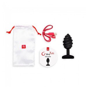 G-VIBE wibrujący korek analny Twist, czarny – zdjęcie 2