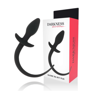 DARKNESS Black Silicone Anal Plug 28 cm – image 1