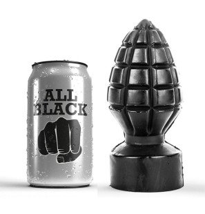 All Black 14 cm Anal Plug for Intimate Comfort – image 1