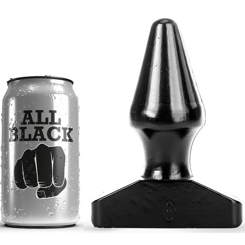 ALL BLACK anaalplug van 15,5 cm voor intiem comfort – foto 1