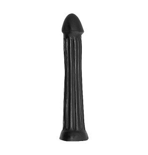 ALL BLACK dildo plug van 31 cm voor anaal gebruik – foto 2