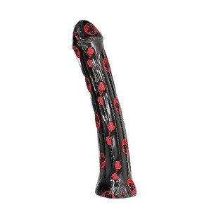 ALL BLACK dildo plug van 31 cm voor anaal gebruik – foto 3