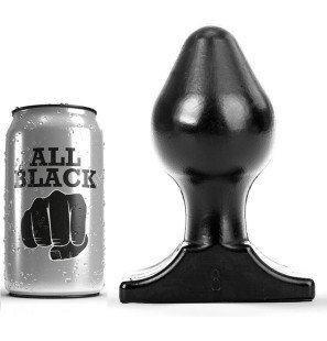 Plug anal ALL BLACK 16 x 8 cm – photo 1