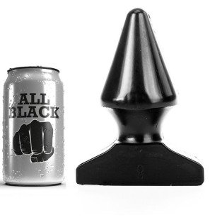ALL BLACK anaalplug 17 cm voor intiem comfort – foto 1