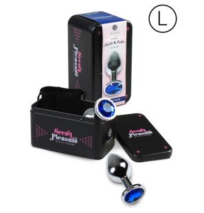 SECRETPLAY blauwe anale plug L voor intieme wellness – foto 2