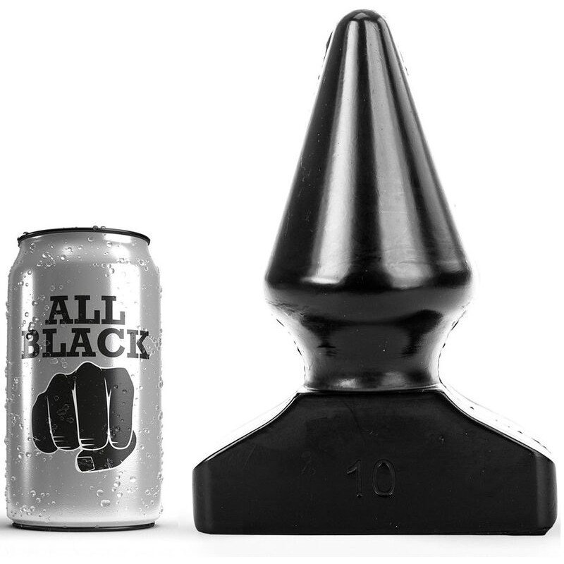 All Black anaalplug 20,5 cm voor intiem comfort – foto 1