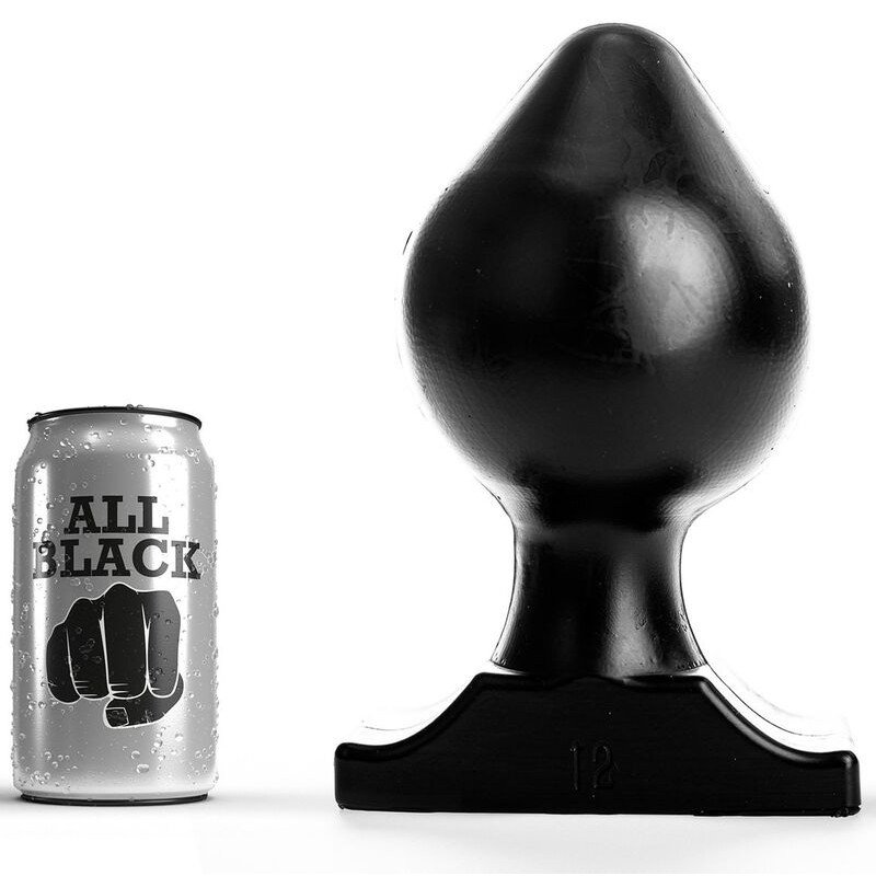 All Black anale plug 22,5 cm voor intieme wellness – foto 1