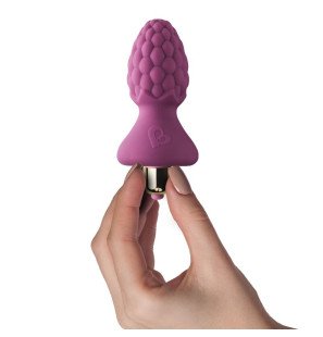 ROCKS-OFF Assberries Raspberry Anal Plug with Raspberry Accent – image 2