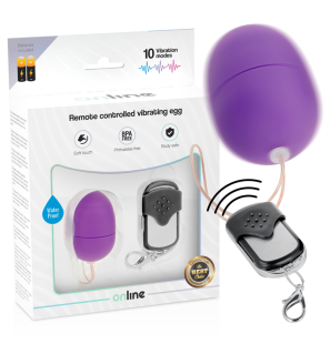 Œuf vibrant avec télécommande et 10 modes de vibration – photo 2