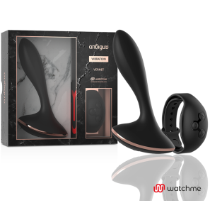 ANBIGUO WatchMe afstandsbediende anale vibrator met plug