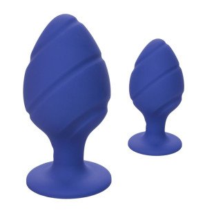 Plugs anaux lilas CALEXOTICS – format 3,25 cm – photo 1
