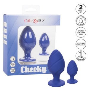 Plugs anaux lilas CALEXOTICS – format 3,25 cm – photo 2