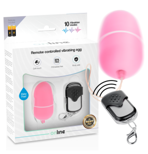 ONLINE vibrating egg with remote control and 10 vibration settings – image 2
