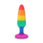 PRIDE anal plug, 8,5 cm, with LGBT flag design – image 1 PRIDE anal plug, 8,5 cm, with LGBT flag design – image 1