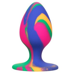 CALEXOTICS Cheeky Medium Tie-Dye-Analplug 3,25 cm – Bild 1